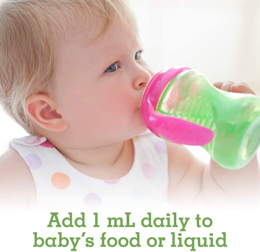 Garden of Life Baby Multivitamin Drops, for Infants & Toddlers 1.9 fl ozقطرات فيتامينات متعددة من جاردن أوف لايف بيبي، فيتامينات عضوية للأطفال الرضع والأطفال الصغار - فيتامينات أساسية ومغذيات للأطفال، نباتي، خالٍ من الغلوتين، غير معدل وراثياً، 56 وجبة، مكمل سائل 56 مل - Image 7