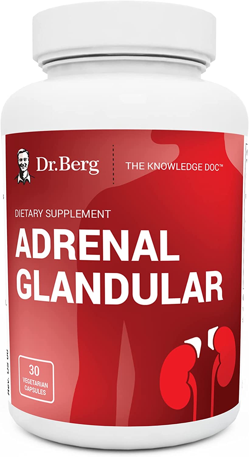 Dr. Berg Adrenal Glandular | Premium Grass-Fed Adrenal Support | 60 Capsules - Image 7