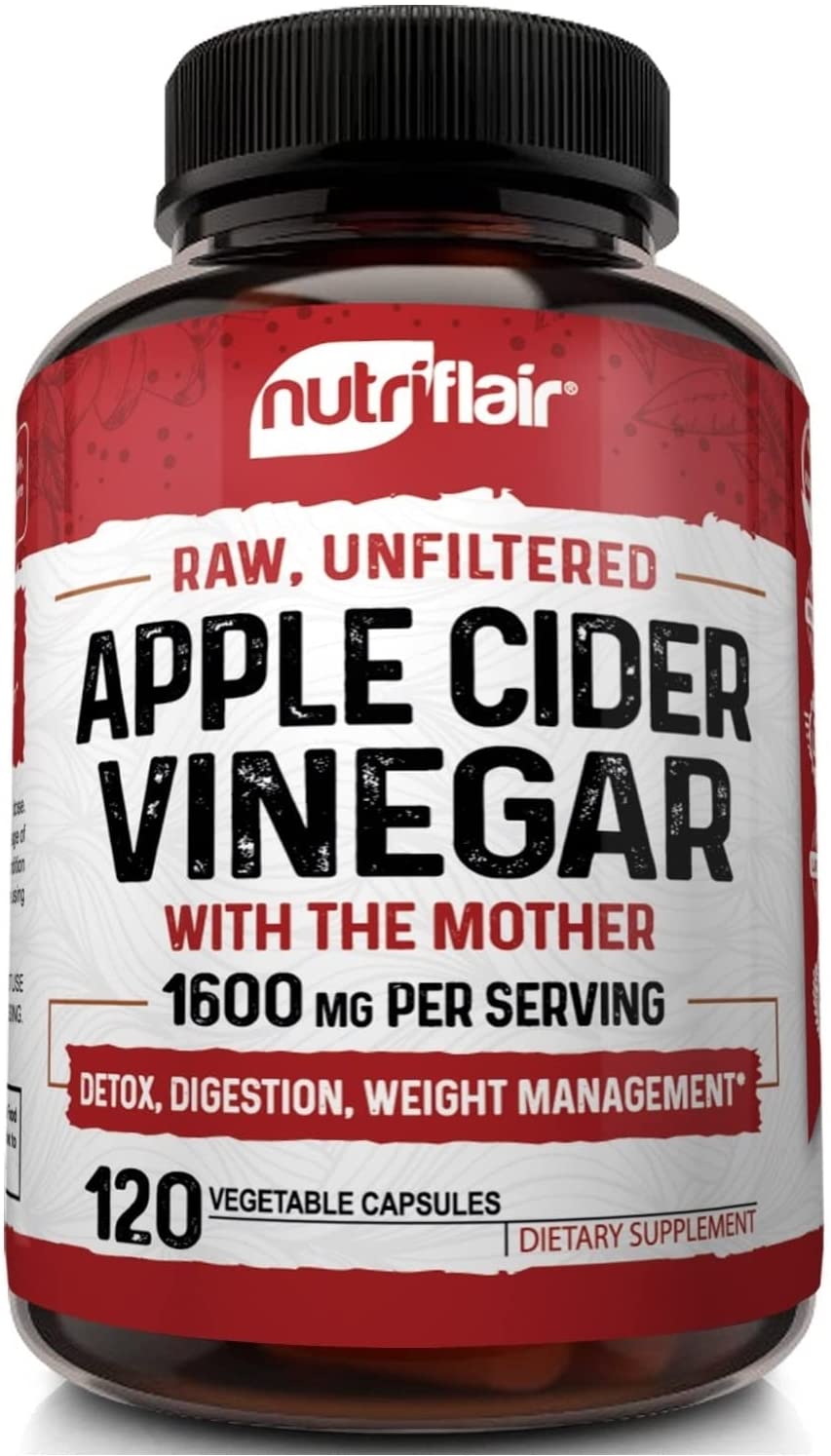 Apple Cider Vinegar Capsules with The Mother - 120 Vegan ACV Pills - Best Supplement for Healthy Weight Loss, Diet, Keto, Digestion, Detox, Immune - Powerful Cleanser & Appetite Suppressant Non-GMO - Image 9