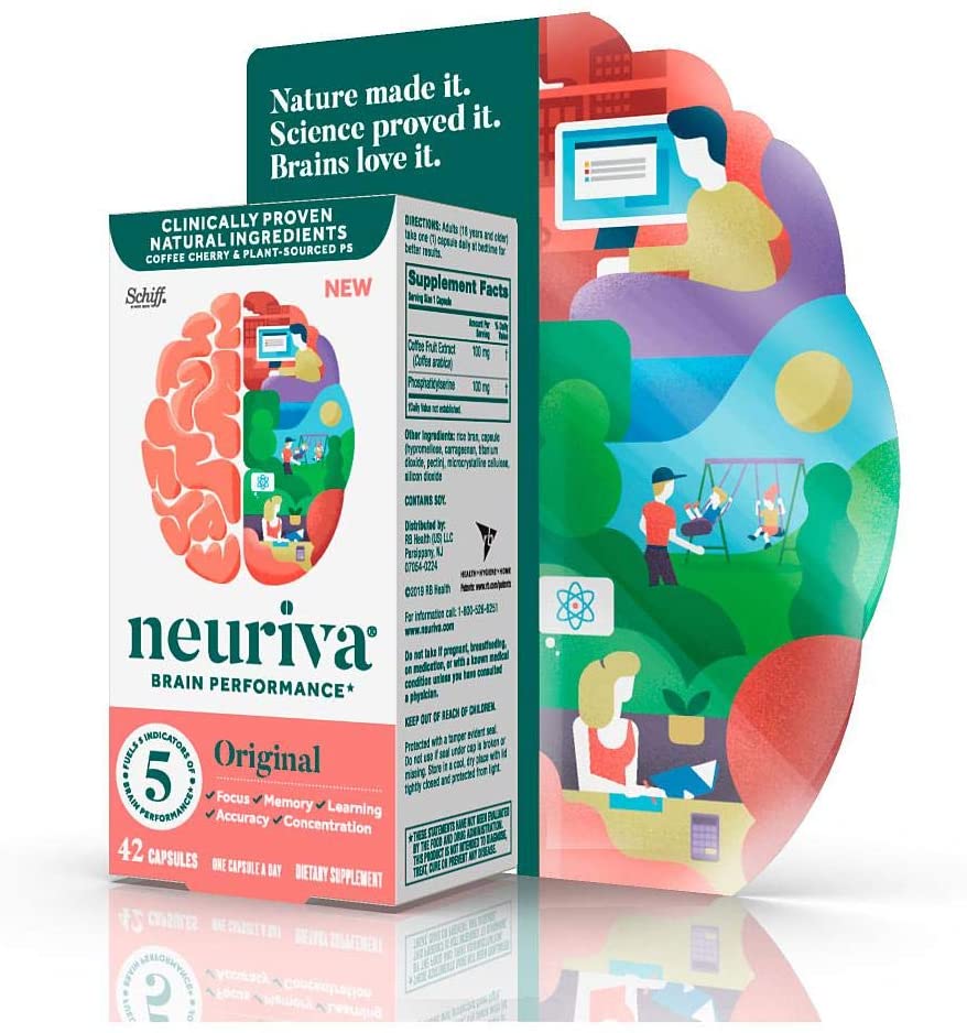 Schiff Neuriva Brain Performance, 42 Capsules - Image 2