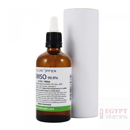 Heiltropfen NO ODOR DMSO – Dimethyl sulfoxide liquid (3.4 Oz – 100ml), Pharmaceutical grade, High purity