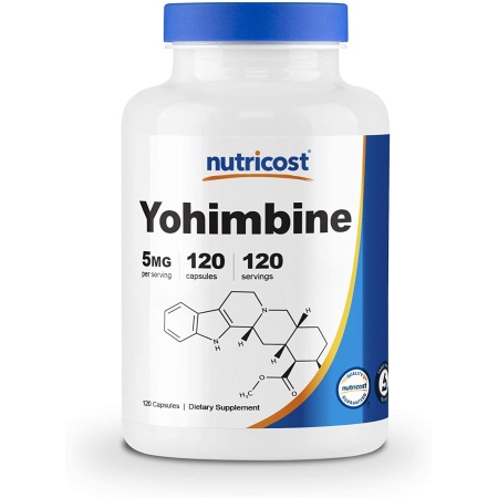 Nutricost, Yohimbine 5mg, 120 Capsules