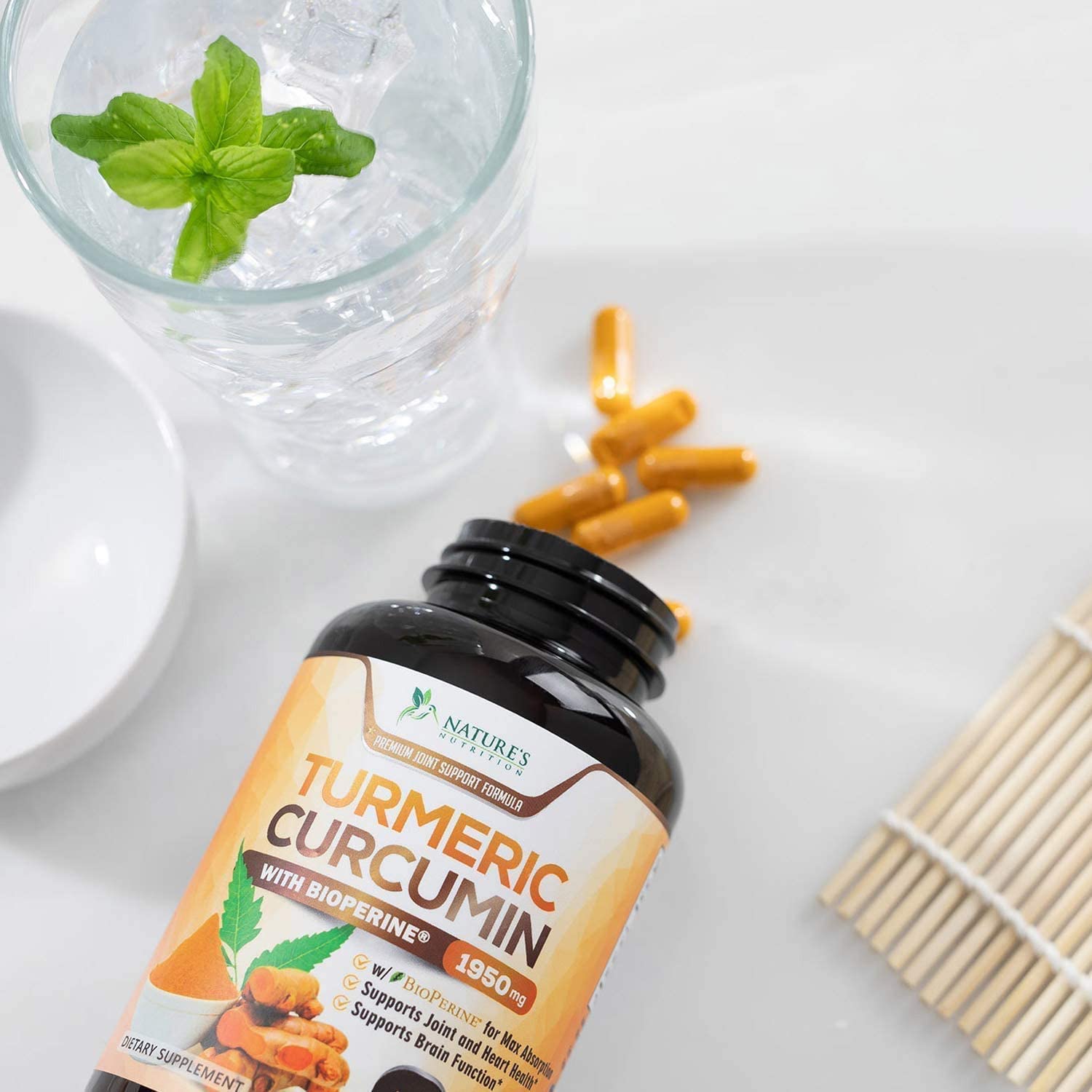 Nature's Nutrition Turmeric Curcumin with BioPerine - 240 Capsules
