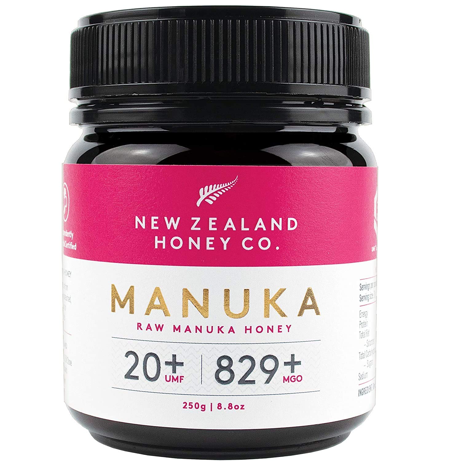 New Zealand Honey Co. Raw Manuka Honey UMF 20+ / MGO 829+ | 8.8oz / 250g