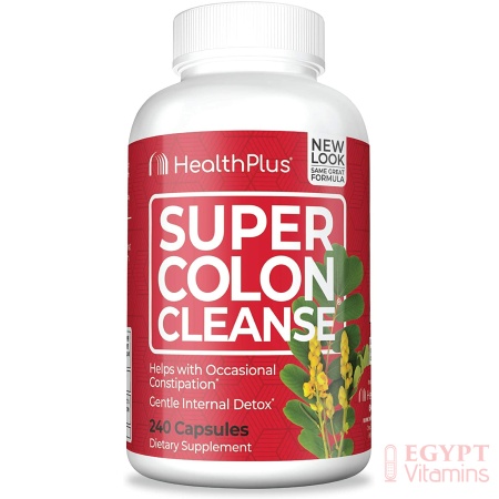Super Colon Cleanse, 530mg, 240 Countتطهير القولون ، لتحسين صحة الجهاز الهضمى ، وزيادة مستويات الطاقة ، 240 كبسولة