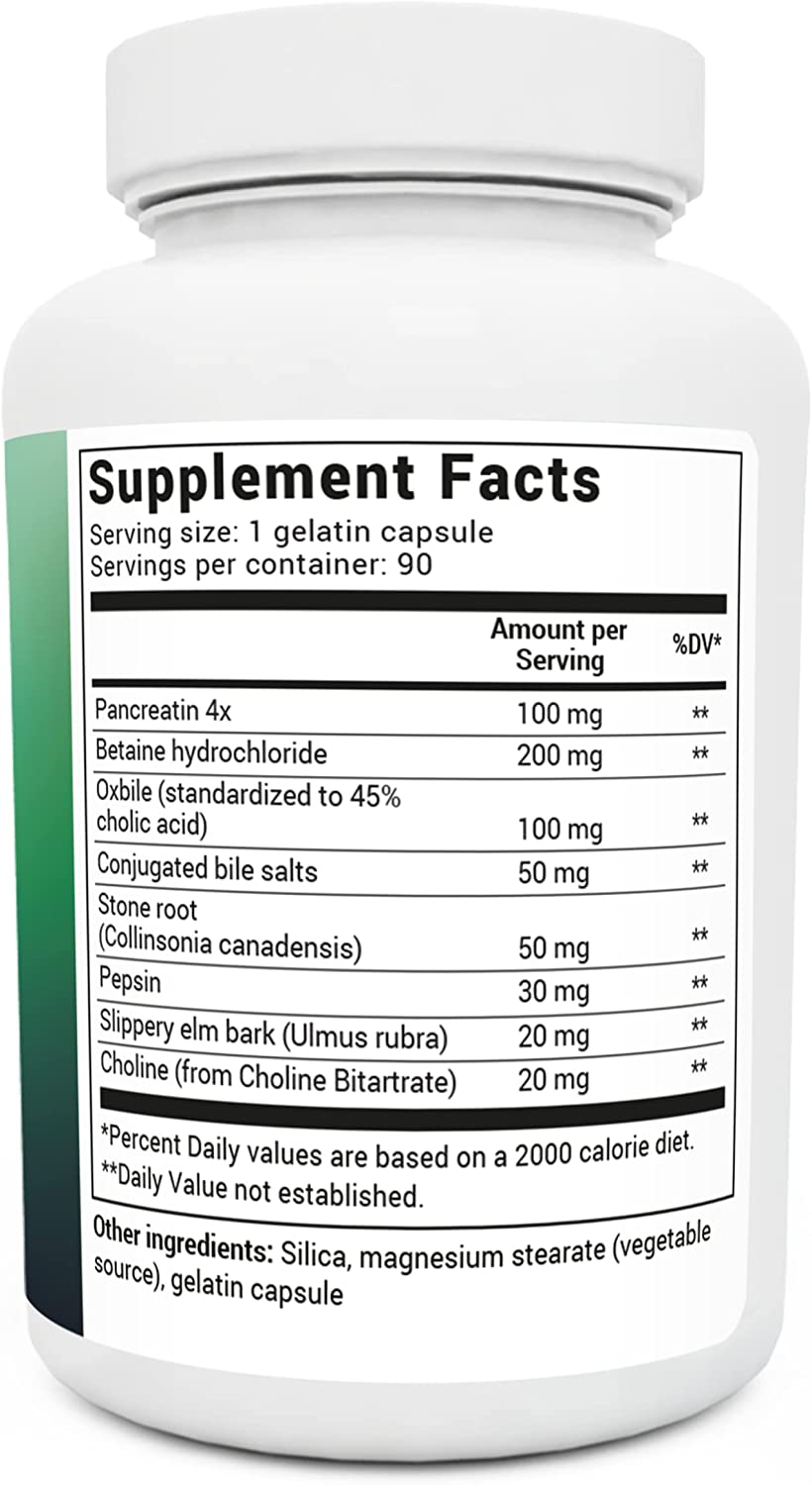 Dr. Berg Gallbladder Formula Extra Strength | Digestive Support with Bile Salts | 90 Capsules - Image 3