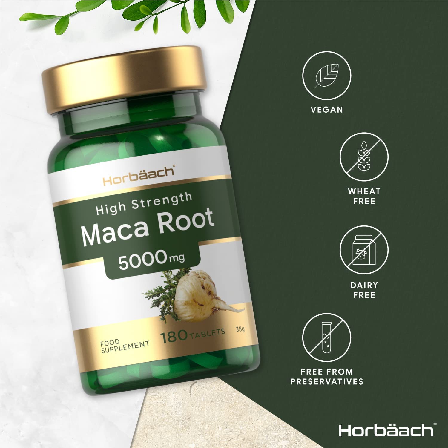 Maca Root 5000mg | 180 Vegan Tablets | High Strength Peruvian Maca Root Extract | Natural Booster Supplement for Men 180 Tablets - Image 7