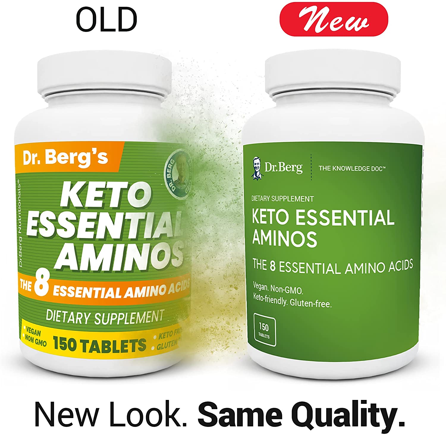 Dr berg's Keto Essential Amino acids,150 Tablets الأحماض الأمينية الأساسيه ، 8 أحماض أمينية أساسيه، 150 قرص - Image 5