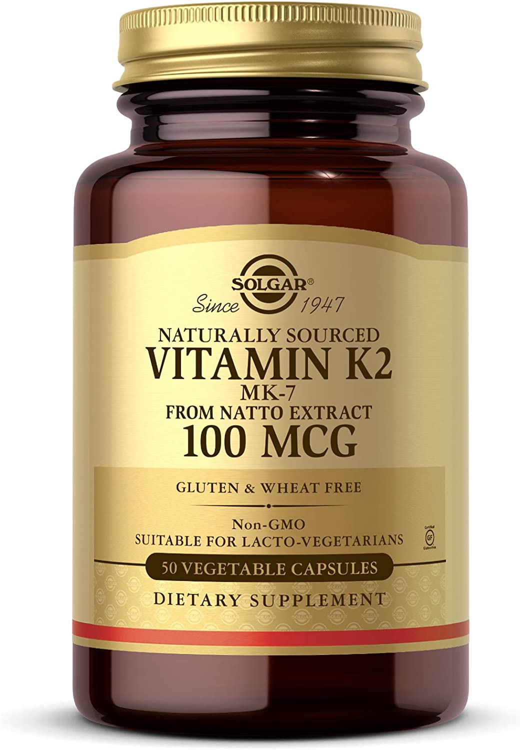 Solgar, Vitamin K2 (MK-7) 100mcg, 50 Capsules