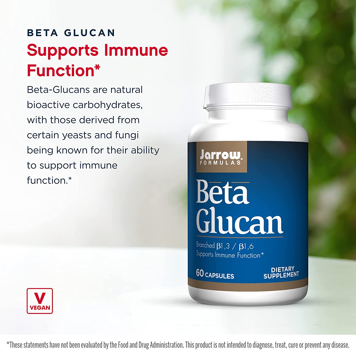 Jarrow Formulas Beta Glucan 250 mg - 60 Capsules - Immune Function Support - High-Purity Extract - Patented Preparation - 60 Servings جارو - بيتا جلوكان تركيز 250 مجم 60 كبسولة - Image 9