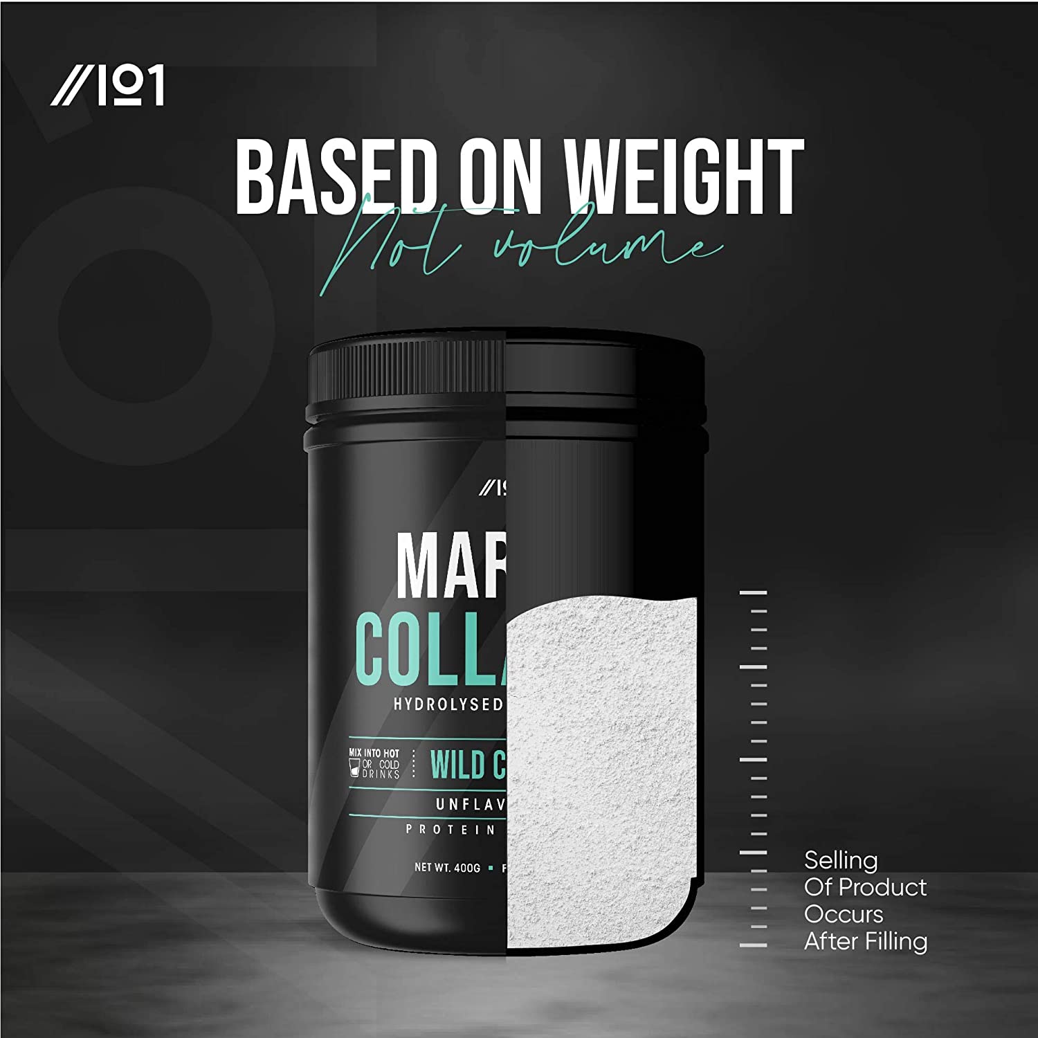 ALPHA01 Wild-Caught Marine Collagen Powder - 400 grams