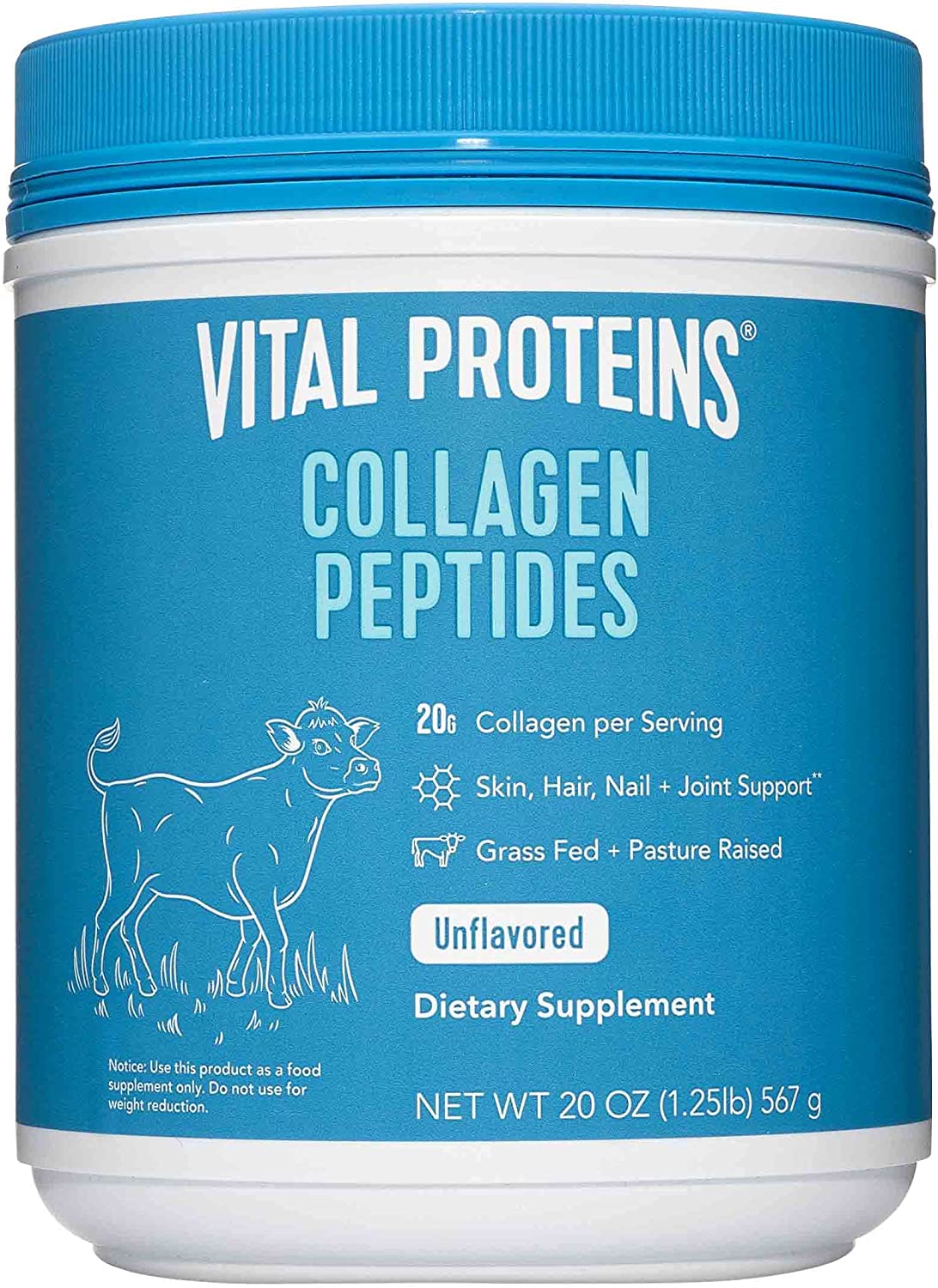 Vital Proteins, Unflavored Collagen Peptides, 20 Ounce