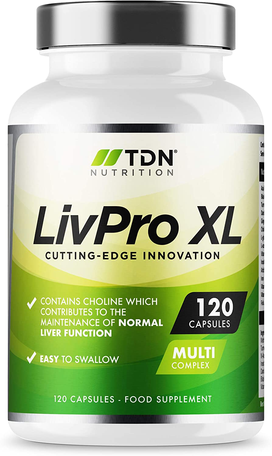 TDN LivPro -Liver Pro Support,120 Capsules ليف برو أعشاب لدعم وظائف الكبد الطبيعية - 15 مكون طبيعي نشط ،120كبسولة