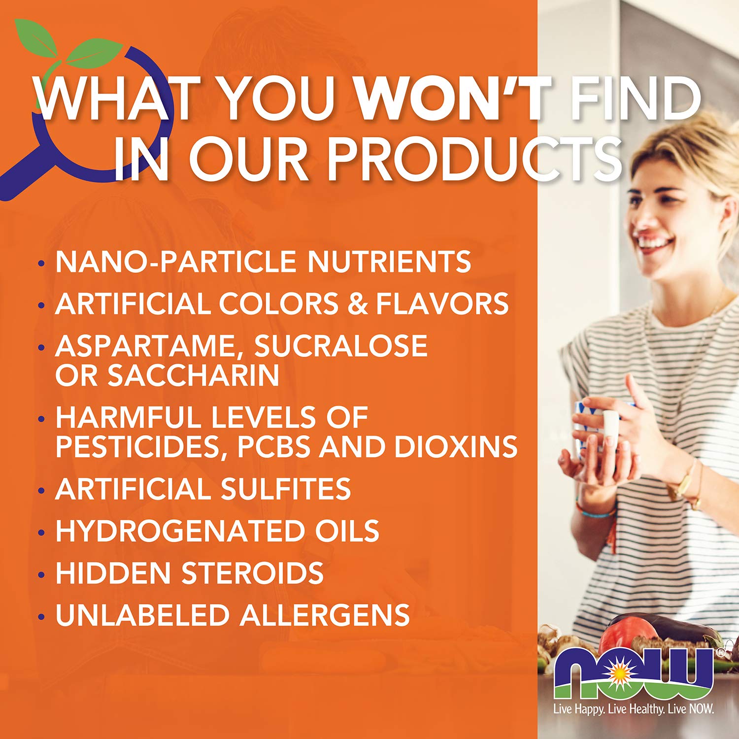 now Probiotic-10, 25 Billion, with 10 Probiotic Strains, Dairy, Soy and Gluten Free, Strain Verified, 100 Veg Capsules ناو ، بروبيوتيك _ 10 ، 25 مليار وحدة دولية ، 100 كبسولة نباتية - Image 4