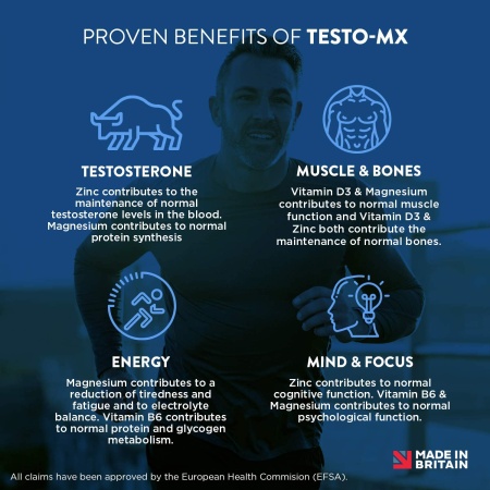 TDN Testo-MX Testosterone Booster -120 Capsules
