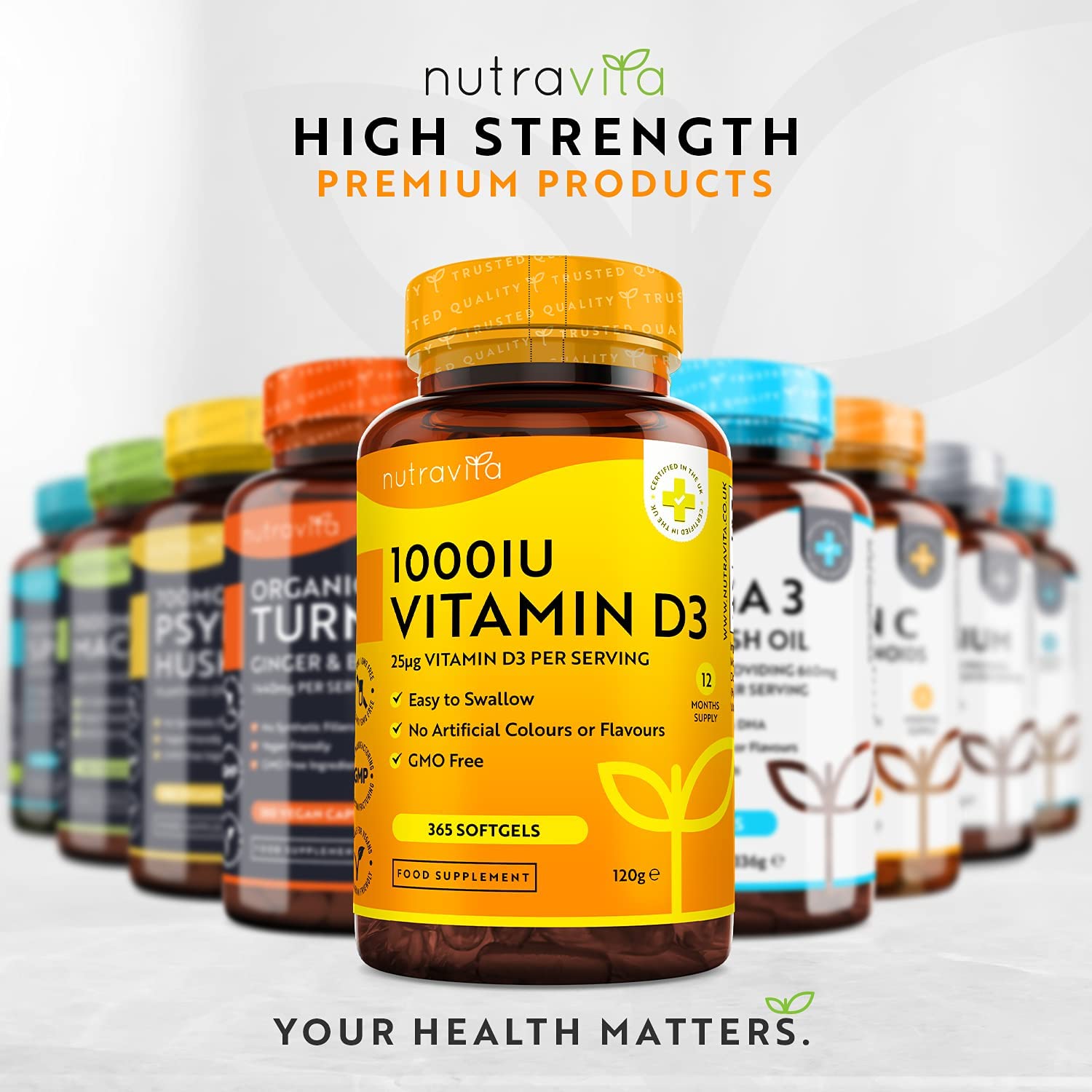 Nutravita Vitamin D3-1000 IU (25mcg) –For vitamin d3 deficiency- 365 Softgels فيتامين د3 1000 وحدة دولية ، لصحة الجهاز المناعى والعظام والأسنان والعضلات 365 سوفت جيل - Image 4