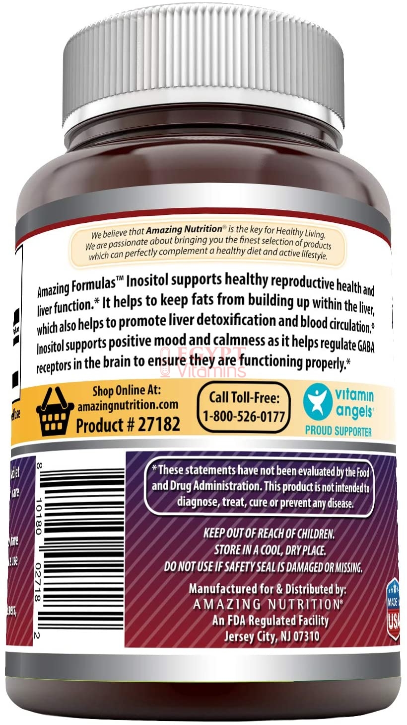 Amazing Formulas Inositol 1000 Mg | 120 Tablets - Image 2