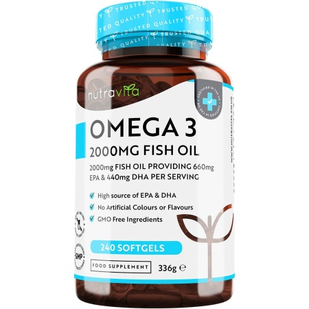 Nutravita, Omega 3 2000mg, 240 Softgels