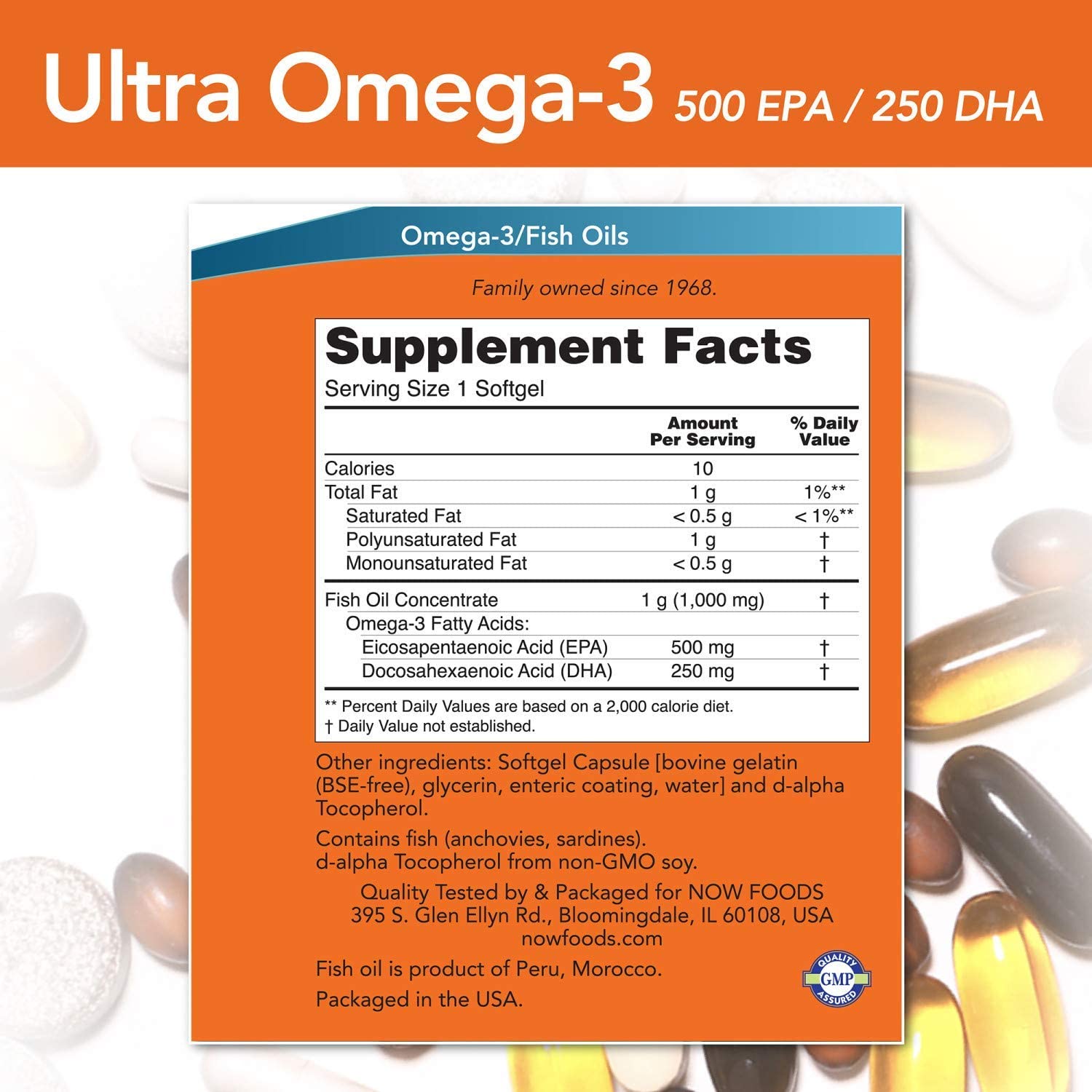 NOW Foods Supplements, Ultra Omega-3 |180 Softgels - Image 6