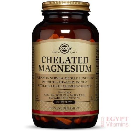 Solgar Chelated Magnesium, 250 Tablets