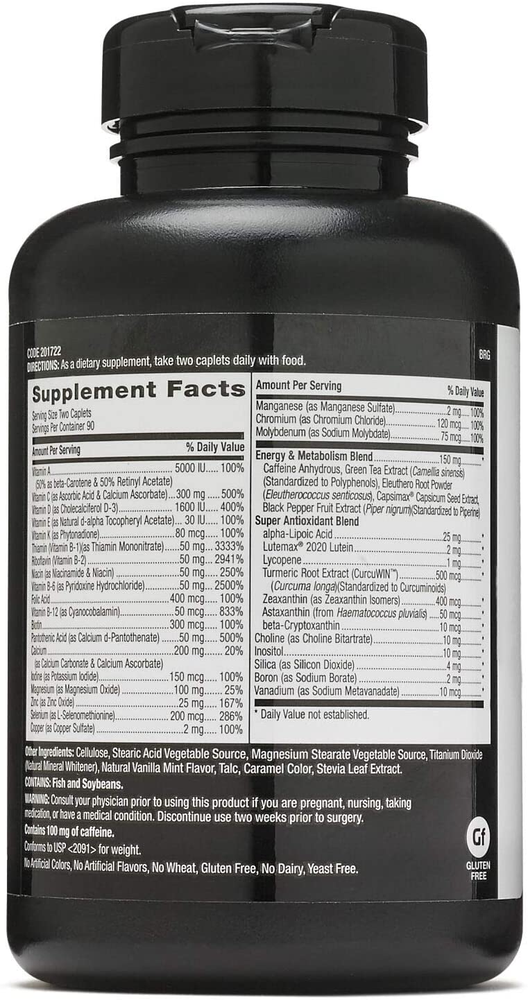 GNC Mega Men Energy & Metabolism Multivitamin | 180 Count - Image 2