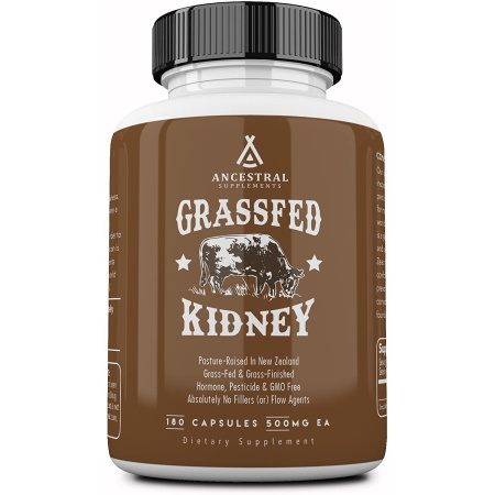 Ancestral Grassfed Kidney (Diamine Oxidase - DAO), Natural Anti Histamine for Allergy,180 Capsules الذي يقوم بهضم الهستامين وعلاج الحساسية، 180 كبسولة،DAOخلاصة الكلى الطبيعي الغني بأنزيم