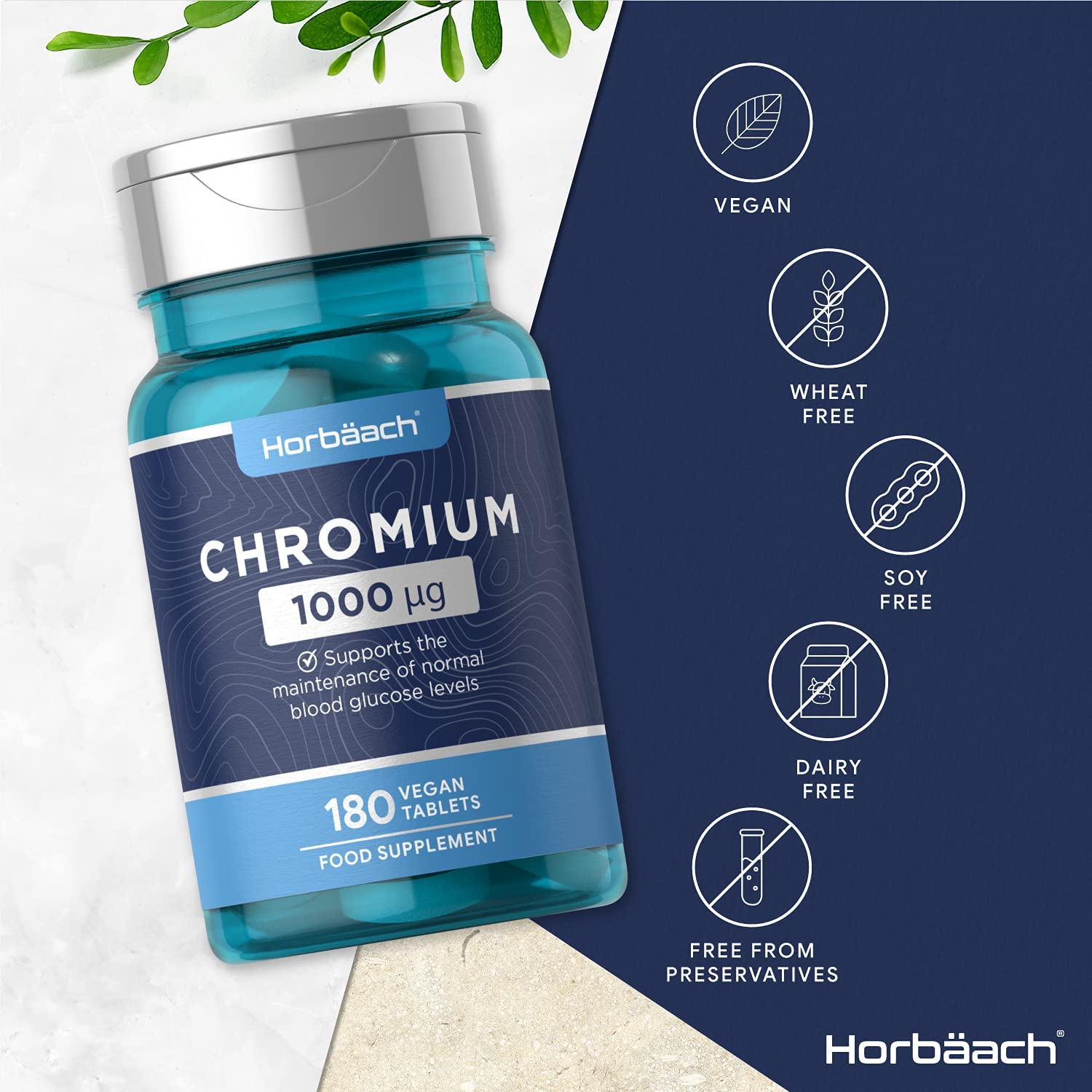 Chromium Picolinate 1,000mcg | 180 Vegan Tablets | Maintenance of Normal Blood Sugar Levels & Macronutrient Metabolism | 6 - Months Supply | No Artificial Preservatives - Image 5
