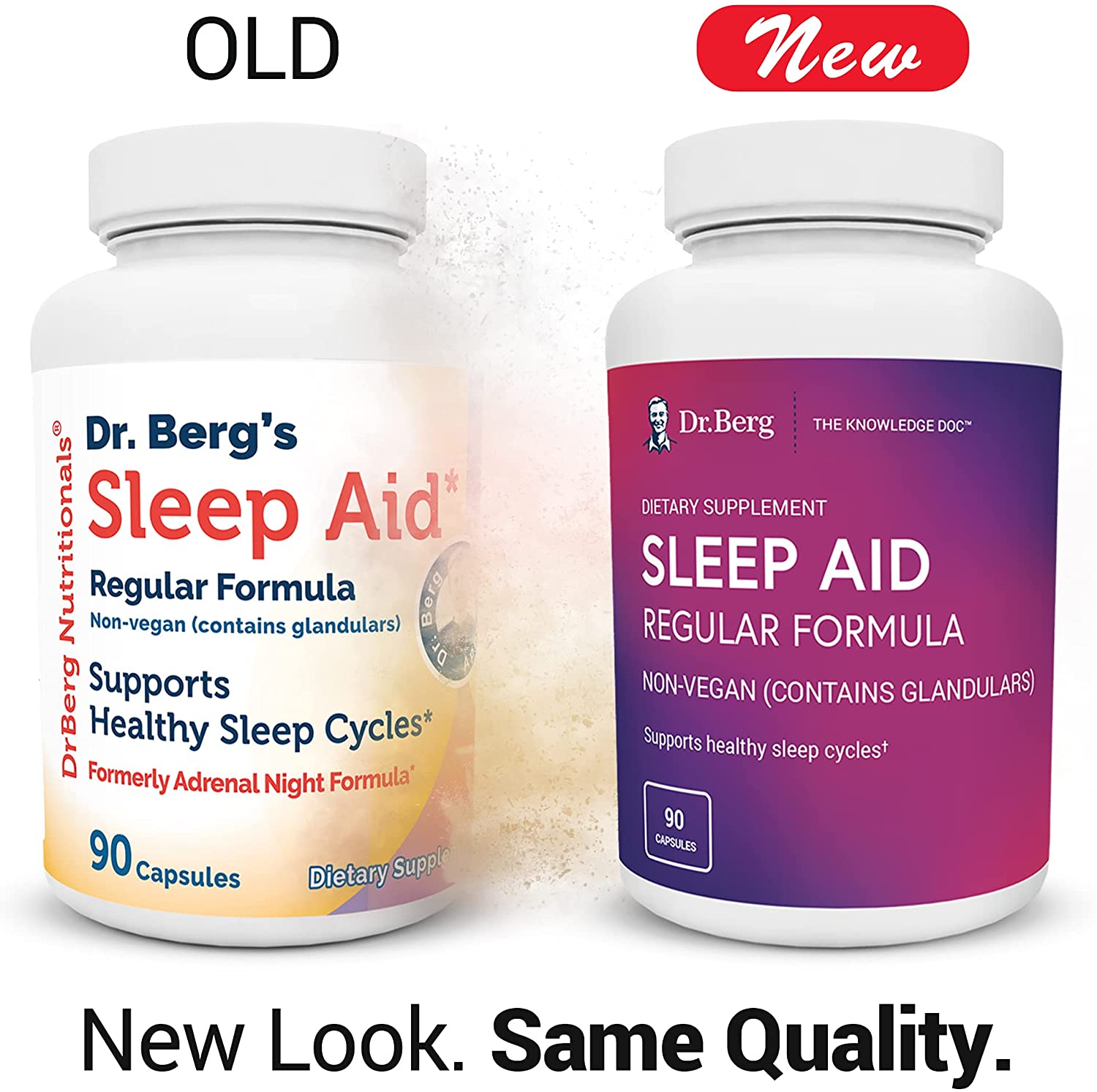 Dr. Berg's Sleep Aid, support regular sleep, 90 Capsules<BR/> دكتور بيرج ، مساعد النوم،مكونات طبيعية، 90 كبسولة - Image 3