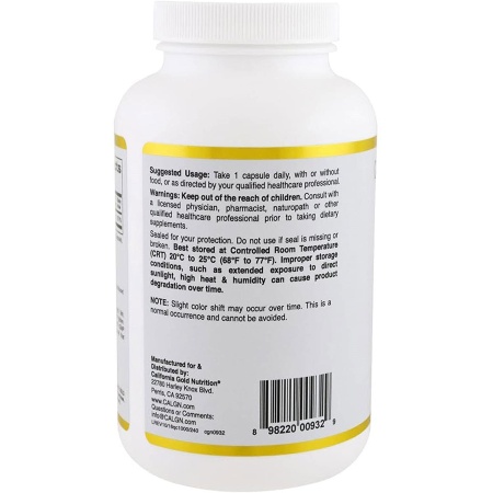 California Gold Nutrition Gold C Vitamin C – 1000mg – 240 Veggie Capsules