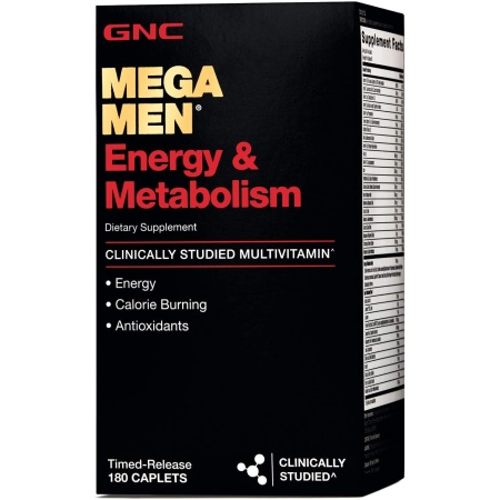 GNC Mega Men Energy & Metabolism Multivitamin | 180 Count