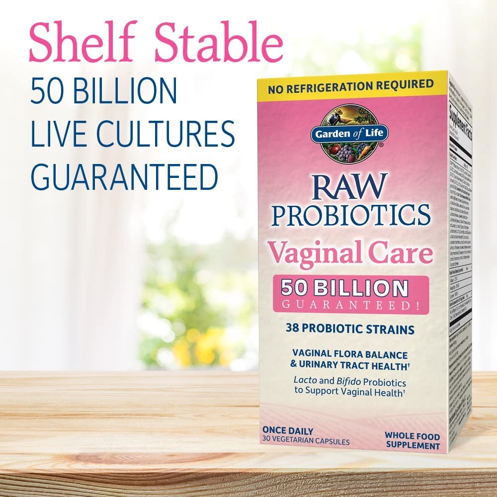 Garden of Life RAW Probiotics Vaginal Care 50 Billion CFU, 30 Capsules - Image 6