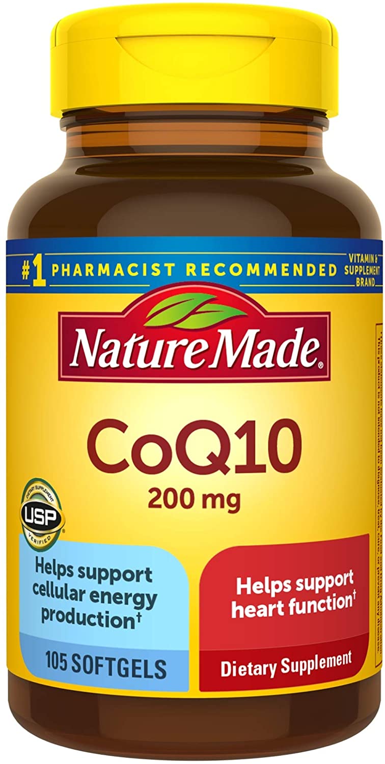 Nature Made CoQ10 200 mg, Dietary Supplement for Heart Health and Cellular Energy Production, 105 Softgels, 105 Day Supply كيو 10، 200 مجم ، لصحة القلب و الأوعية الدموية ، وزيادة مستويات الطاقة ،105كبسولة - Image 13