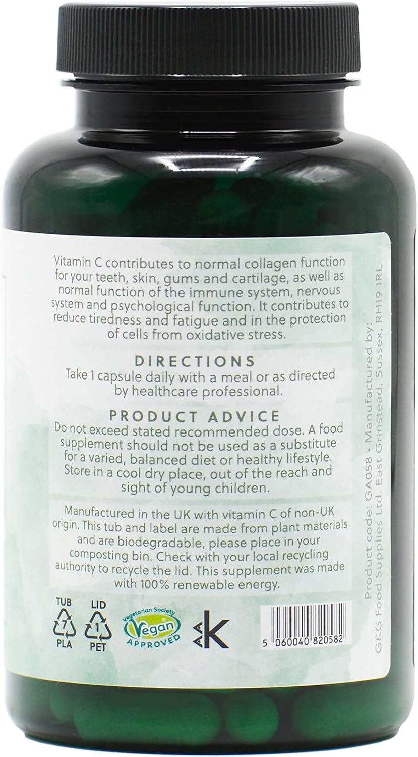 G&G Vitamin C Complex 1000mg, 120 Capsules