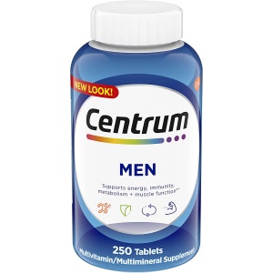 Centrum Multivitamin for Men: Complete Daily Nutrition – 250 Tablets