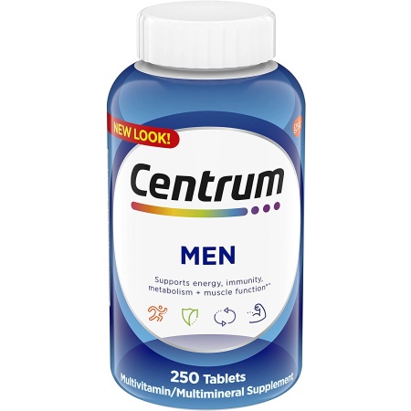 Centrum Multivitamin for Men: Complete Daily Nutrition – 250 Tablets