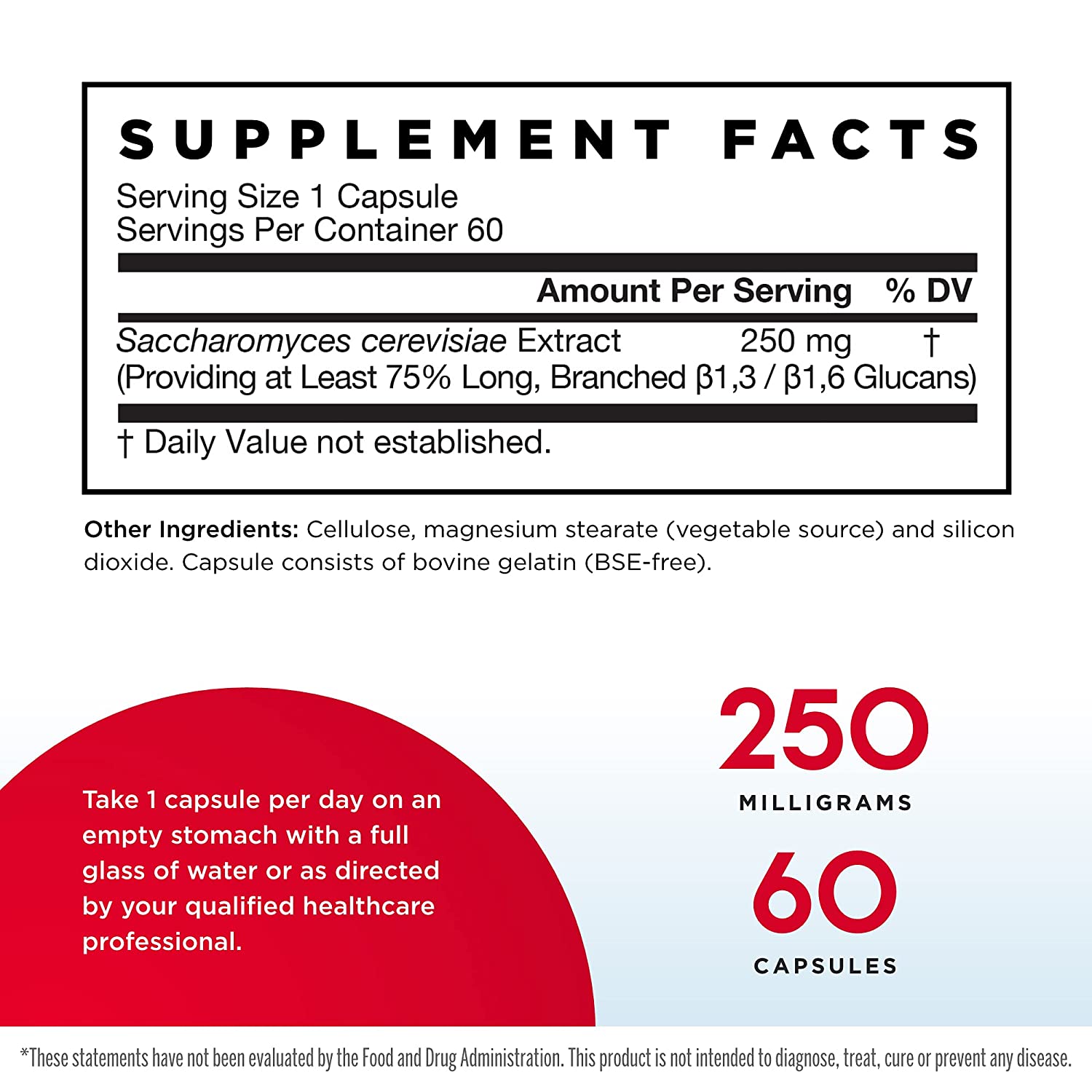 Jarrow Formulas Beta Glucan 250 mg - 60 Capsules - Immune Function Support - High-Purity Extract - Patented Preparation - 60 Servings جارو - بيتا جلوكان تركيز 250 مجم 60 كبسولة - Image 5