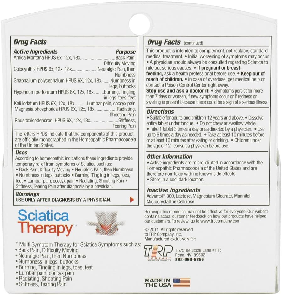 TRP Company, Sciatica Therapy, 70 Count - Image 2
