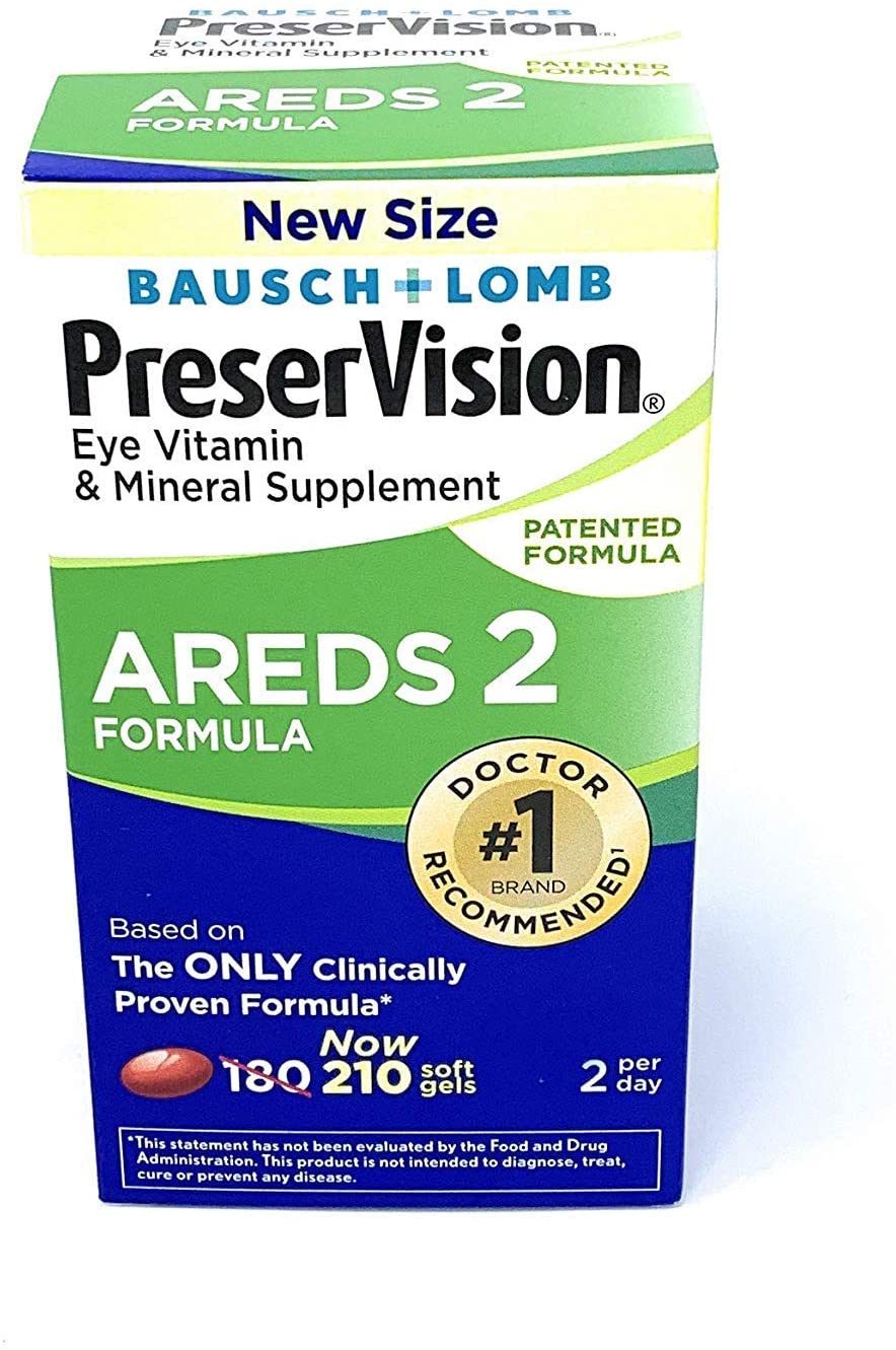 PreserVision AREDS 2 | Clinical Eye Health Formula | 210 Softgels