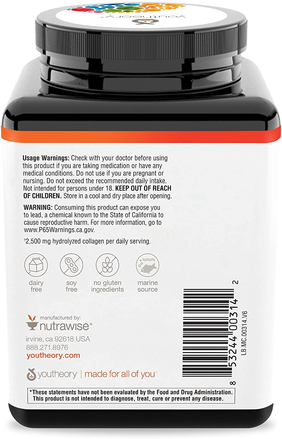 Youtheory Marine Collagen, 290 Count - Image 5