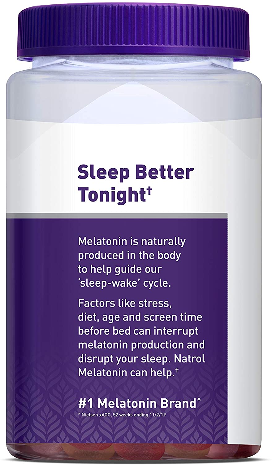 Natrol Melatonin 10mg Gummy, 140 Count ناترول ميلاتونين جامى 10 مجم للجرعة ، للسقوط فى النوم بسرعة ، وتظل نائما لفترة أطول ، 140 جامى - Image 3