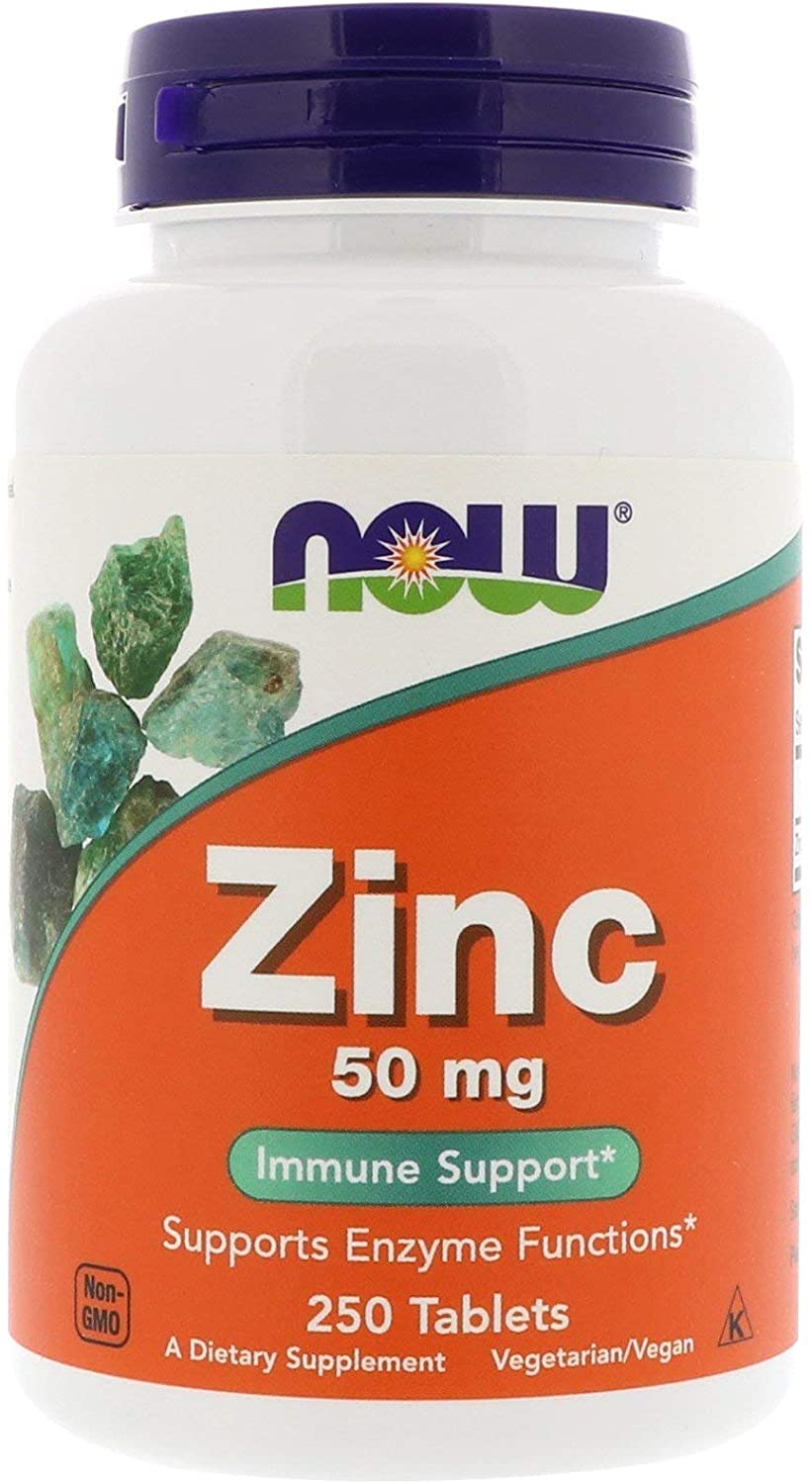 Now Zinc Gluconate, 50 mg, 250 Tabletsناو ، جلوكونات الزنك 50 مجم للجرعة ، 250 حباية