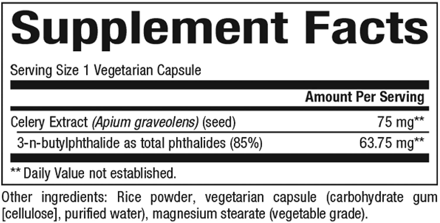 Natural Factor Celery Seed Extract , Herbal Supplement for a Healthy Circulatory System, 120 Capsules - Image 7