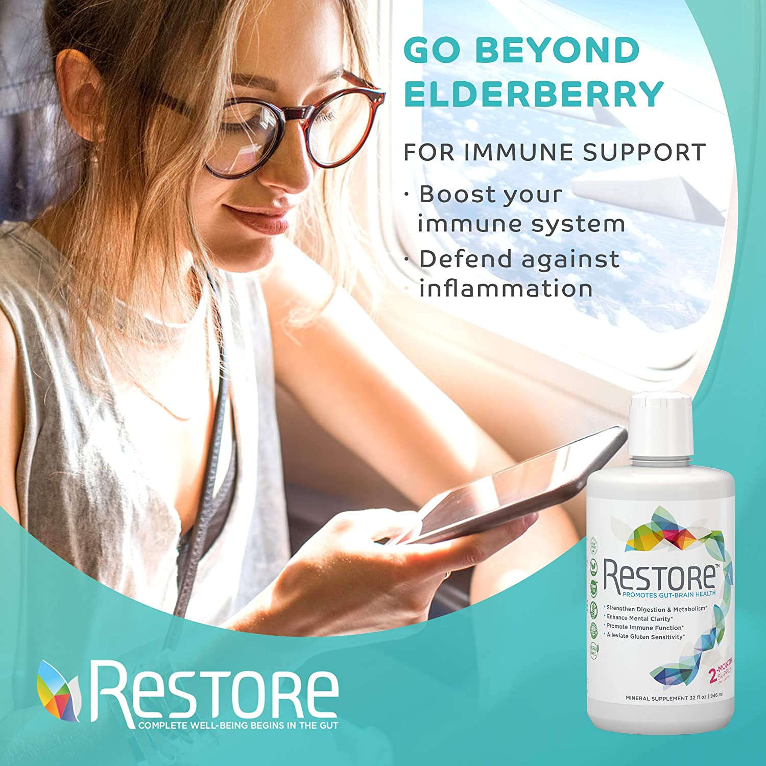 ION* Gut Support | Doctor-Formulated Gut Lining Supplement | 946 ml - Image 7