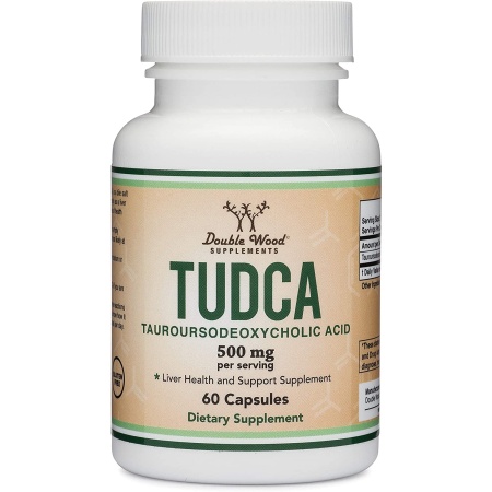 Double Wood TUDCA 500 mg, 60 Capsules