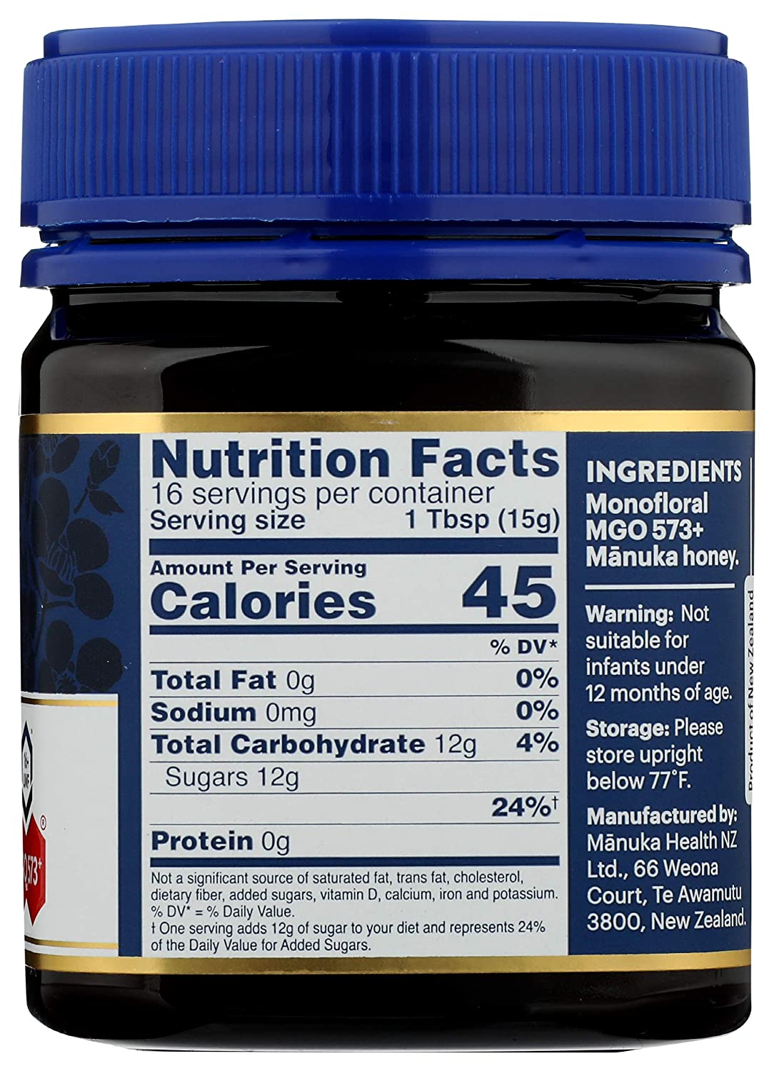 Manuka Health - MGO 573+ Manuka Honey, 100% Pure New Zealand Honey-250 grams - Image 6