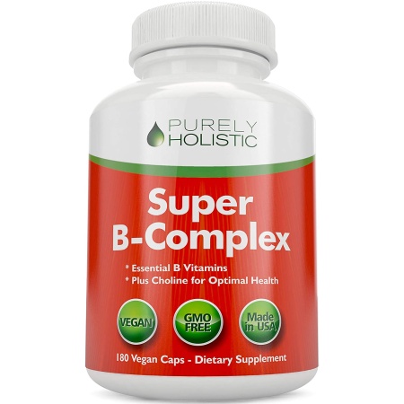 PURELY HOLISTIC, Vitamin B Complex, 180 Capsules