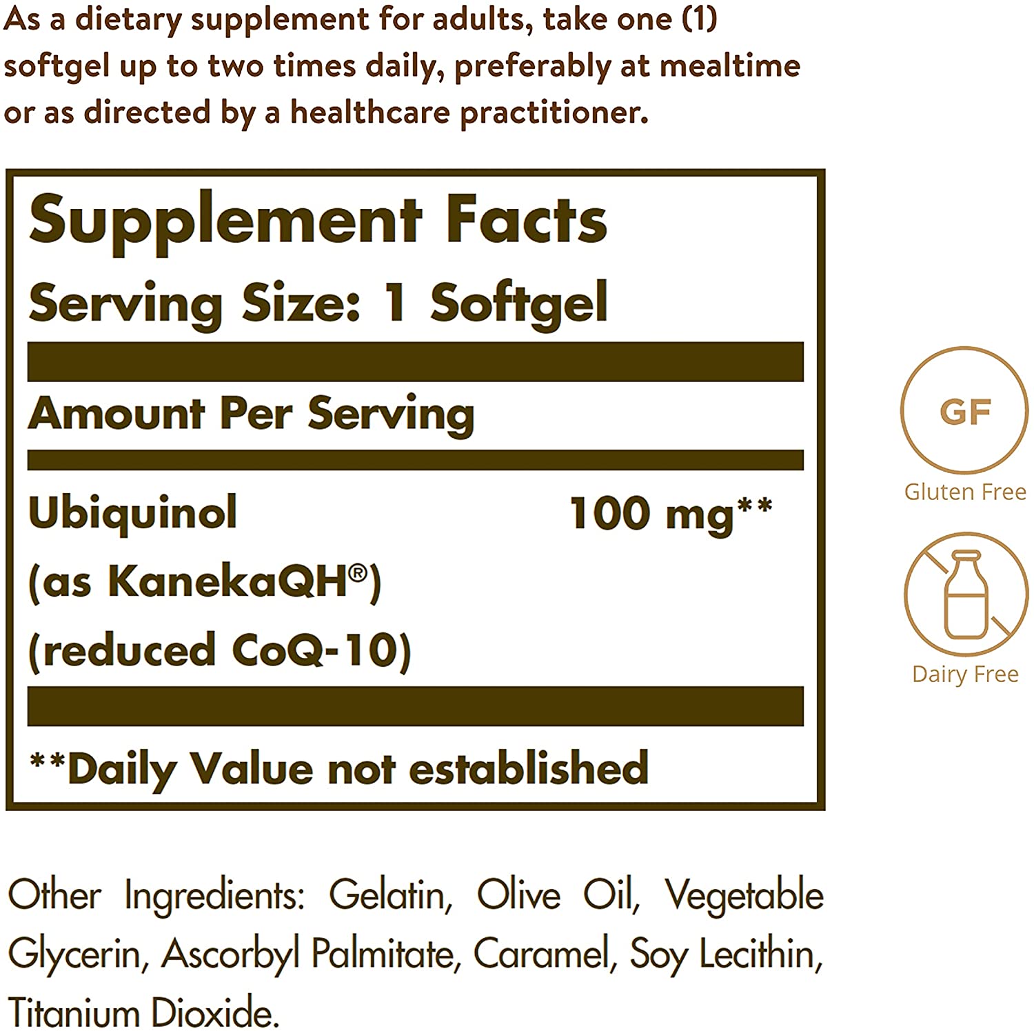 Solgar Ubiquinol 100 mg, Advanced Antioxidant Support - 50 Softgels سولجار يوبيكوينول 100 مجم للكبسولة لتعزيز وظائف القلب والمخ ولصحة الشيخوخة 50 سوفت جيل - Image 7