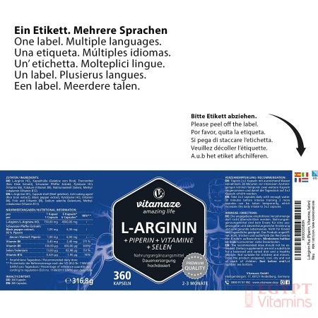Vitamaze l-arginine