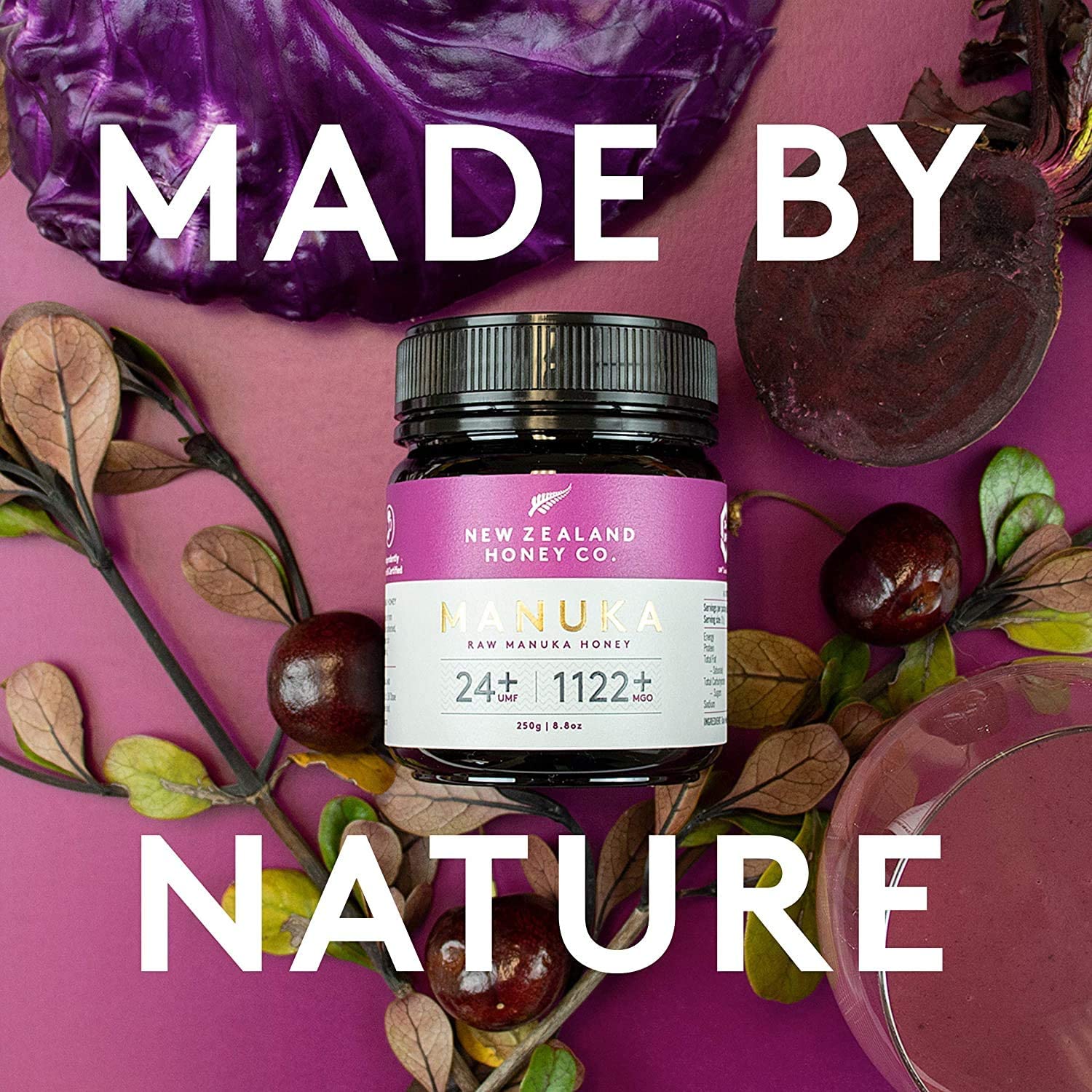 New Zealand Honey Manuka Honey UMF24+/MGO1122+ 250g - Image 2