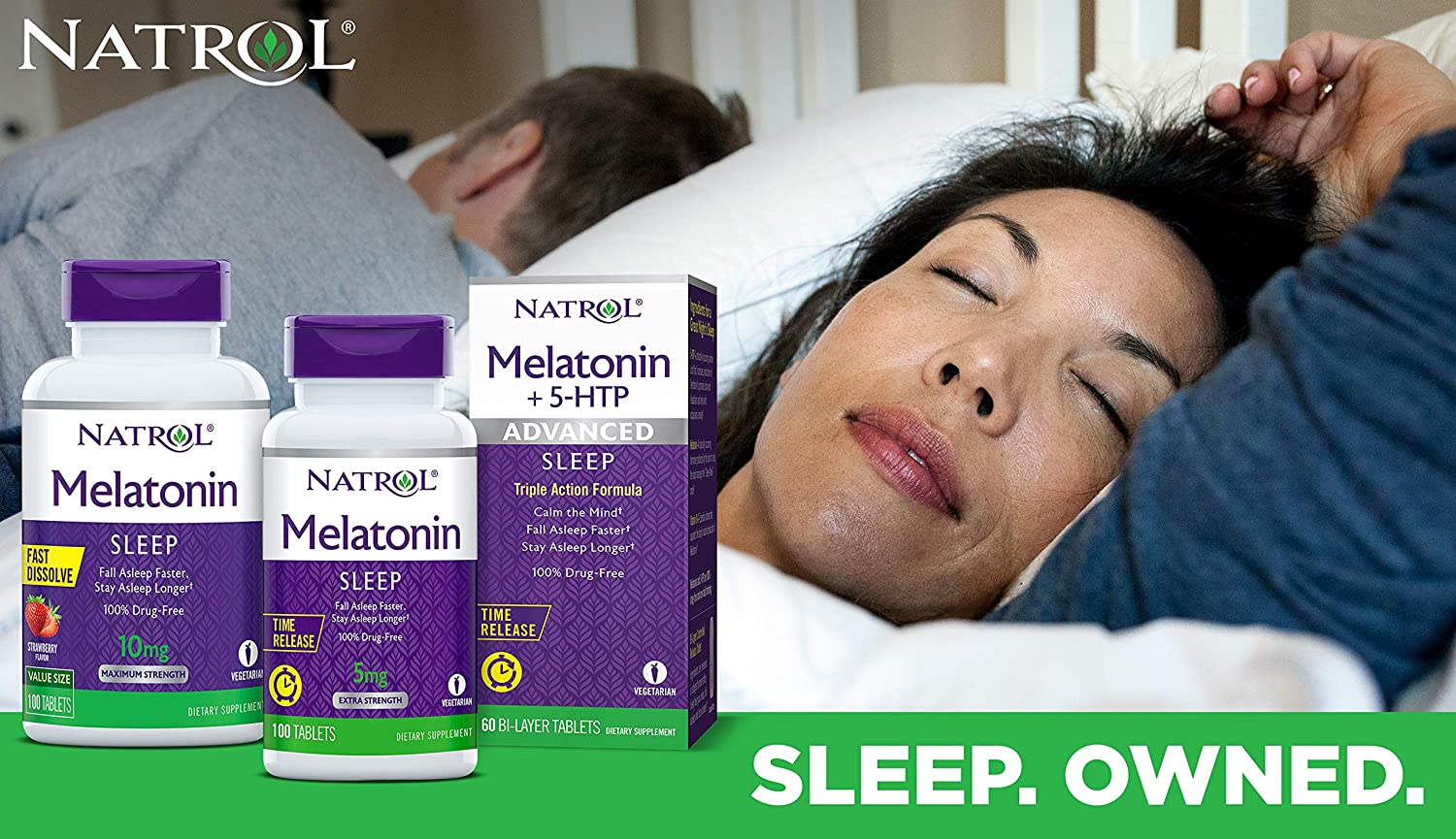 Natrol Fast Dissolve Melatonin 10mg | Sleep Support | 100ct - Image 4